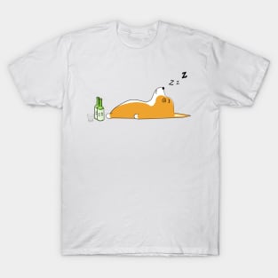 Corgi Night Life T-Shirt